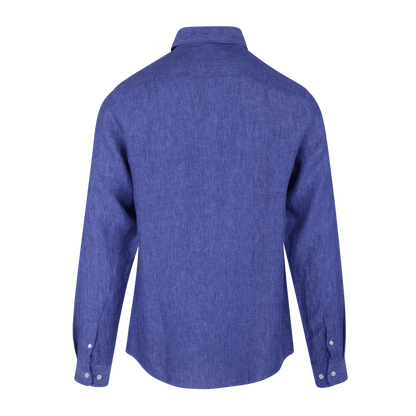 Urban Pioneers Male Salvatore LS SHIRT BLUE