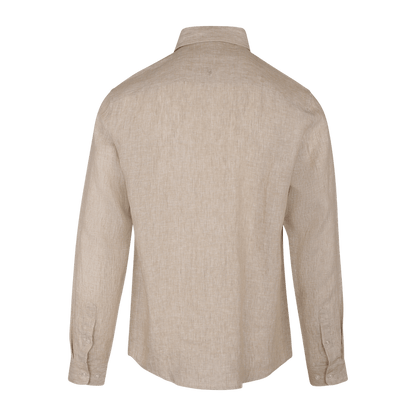 Urban Pioneers Male Salvatore LS SHIRT SAND