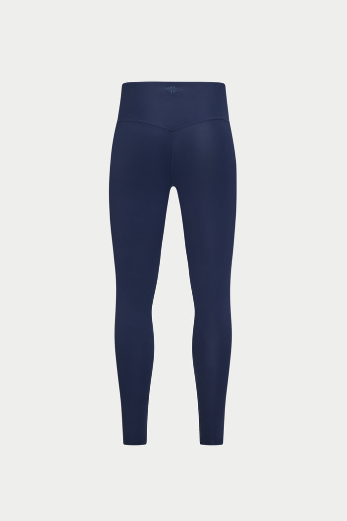 SCULPTING STRETCH EMBLEM LEGGINGS - DARK NAVY