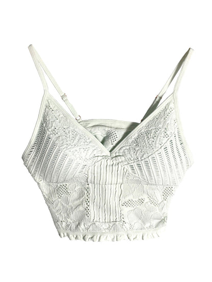 Seamless Jacquard Bralette Desert Rose image 3
