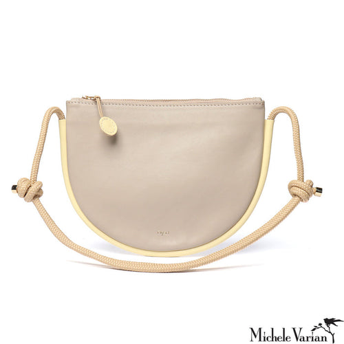 Selene Leather Bag Stone Butter
