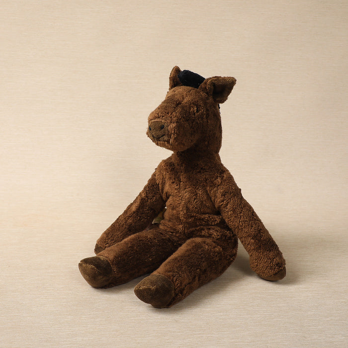 Senger stuffed brown horse