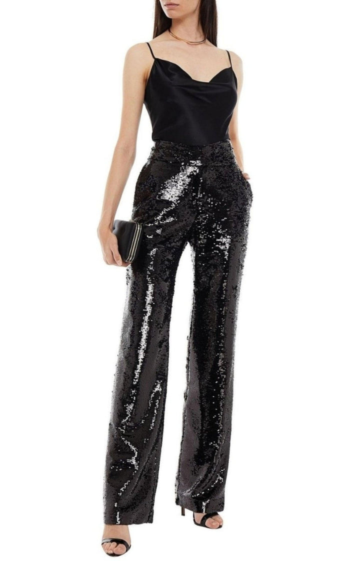 Alexandre Vauthier Sequinned Straight Leg Pants - Runway Catalog