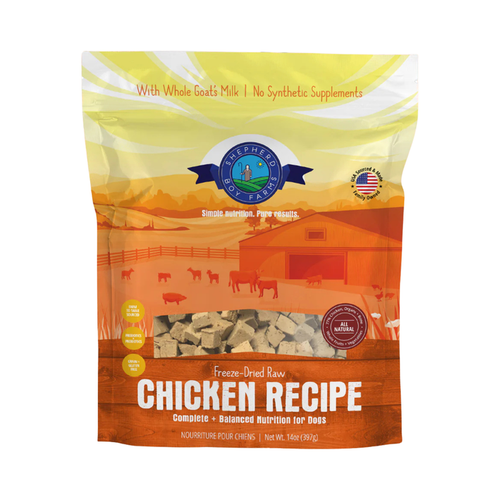 Shepherd Boy Farms Chicken Recipe Freeze Dried Dog Food