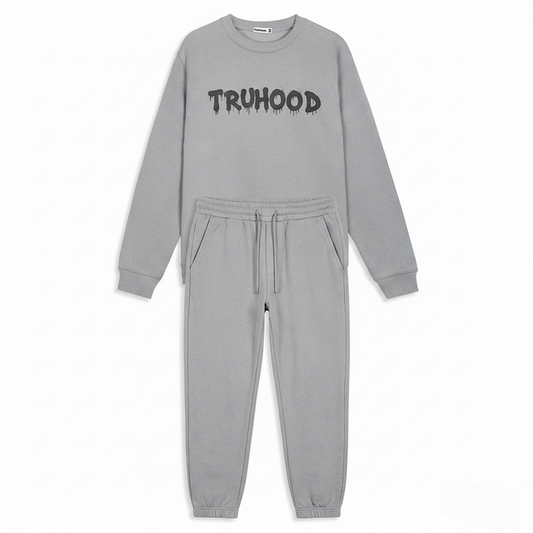 Silver Tru Man Sweatsuit Set