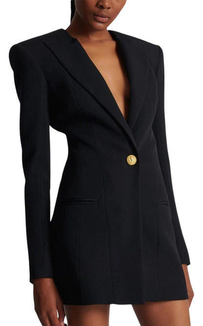 Balmain Single - breasted Blazer Dress - Runway Catalog