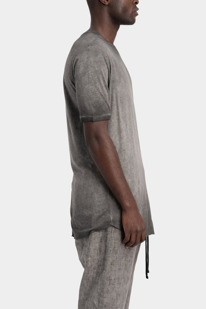 Soft cotton blend t-shirt, Cold dyed grey