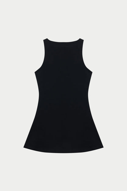 SOFT TOUCH SKORT DRESS - BLACK