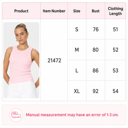 Pink solid sleeveless tank top for women, close front crop showing soft texture, fitted shape, and simple summer appeal look.
