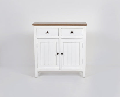 Spain Wooden Two door Sideboard Cabinet Furniselan - Frosty White