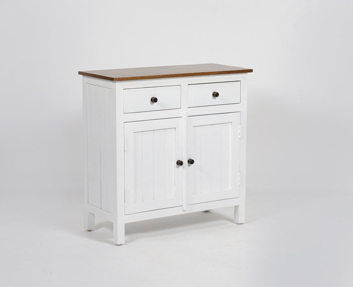 Spain Wooden Two door Sideboard Cabinet Furniselan - Frosty White