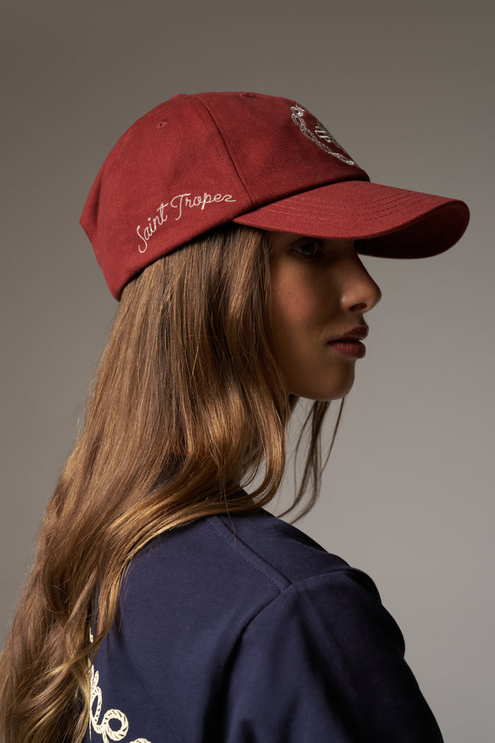 ST TROPEZ CAP - BURGUNDY