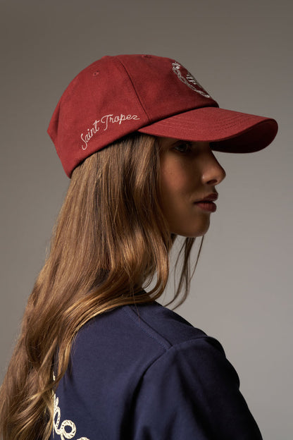 ST TROPEZ CAP - BURGUNDY