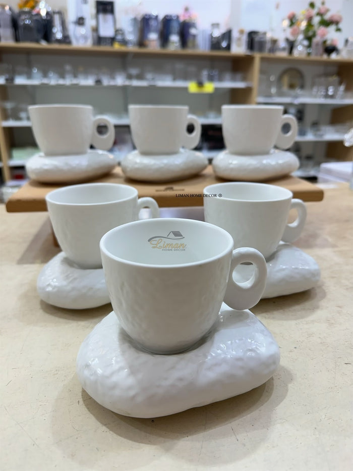 Bavary Stone Harmony Koffieset 12 Delig | 6 Persoons