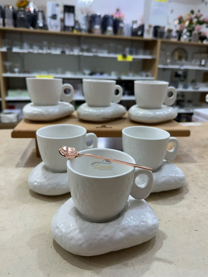 Bavary Stone Harmony Koffieset 12 Delig | 6 Persoons