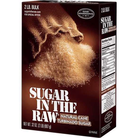 Sugar In The Raw Natural Cane Turbinado Sugar, 2 lbs.