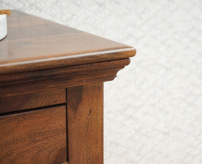 Sweden Bedside Table Furniselan-Teak-Finish