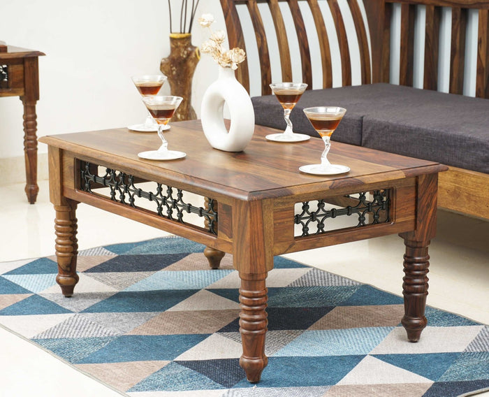Sweden Solid Wood Coffee Table - Furniselan - Teak-Finish