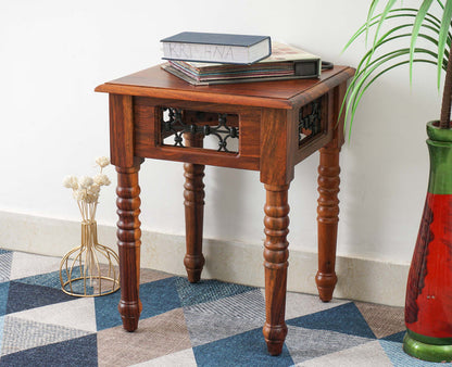 Sweden Solid Wood Side Table Furniselan - Maple-Finish
