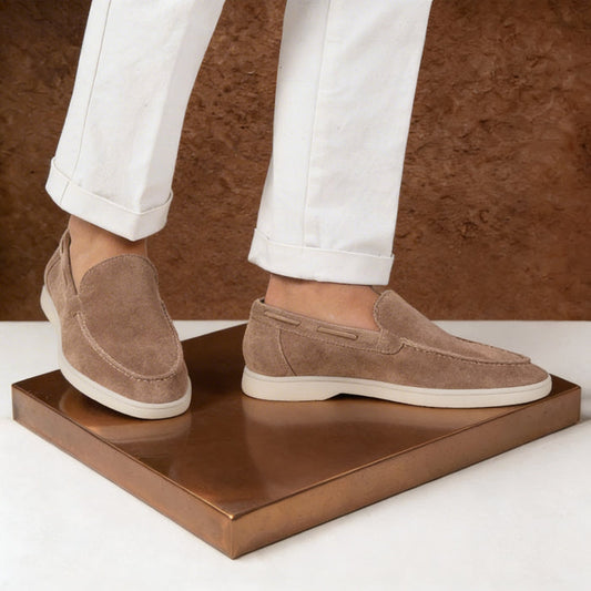 TAUPE LOAFERS