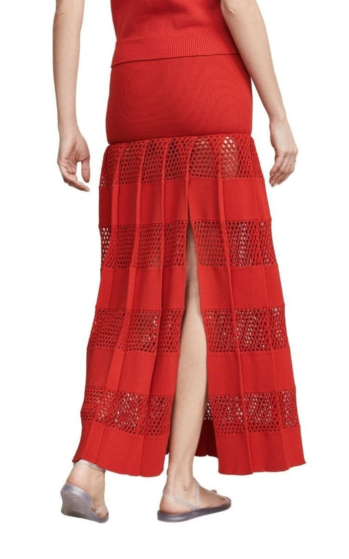 Sonia Rykiel Textured Stripe Skirt - Runway Catalog