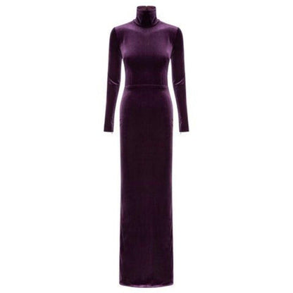 Alex Perry Tierney Velvet Column Gown - Runway Catalog