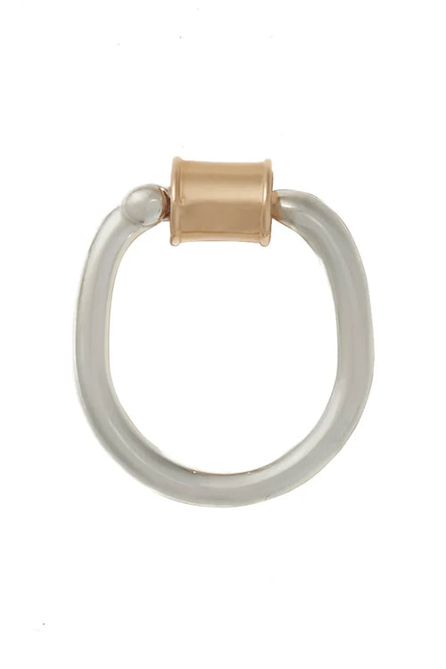 Trundle Lock Ring - Silver & 18K Yellow Gold