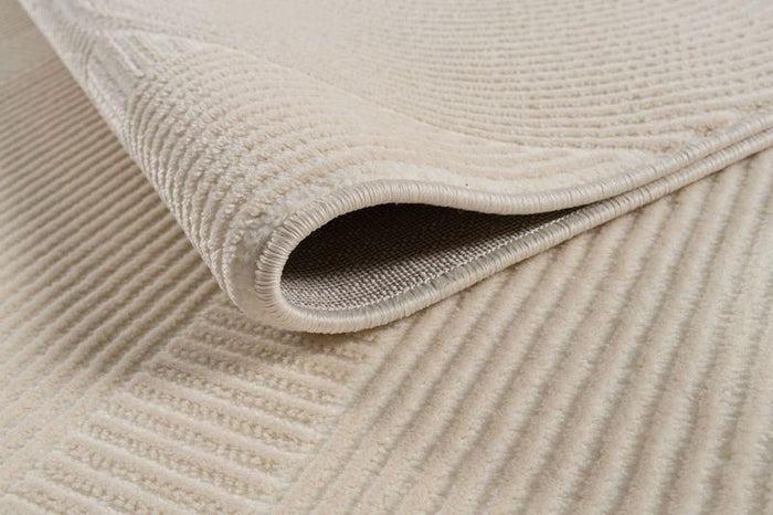 A - Z URGUP 78 HALI DARK CREAM (fijne) Boogjes - Japandi