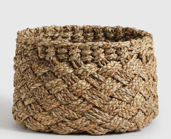 Victoria Studio Basket Natural Seagrass Brown