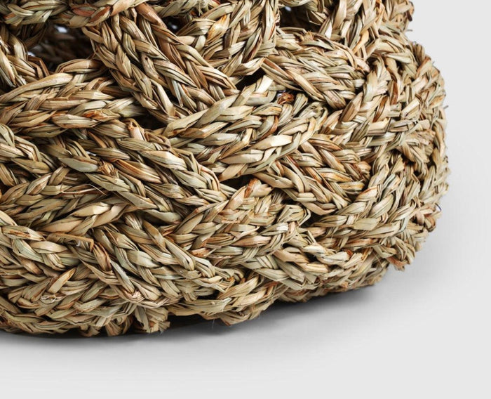 Victoria Studio Basket Natural Seagrass Brown