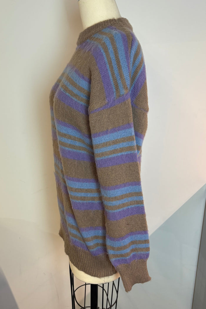 Vintage Mocha Stripe Knit