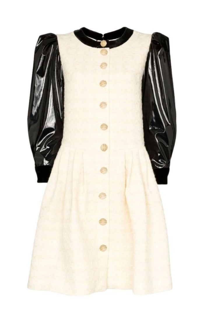 Gucci Vinyl - Sleeve Flared Mini Dress - Runway Catalog