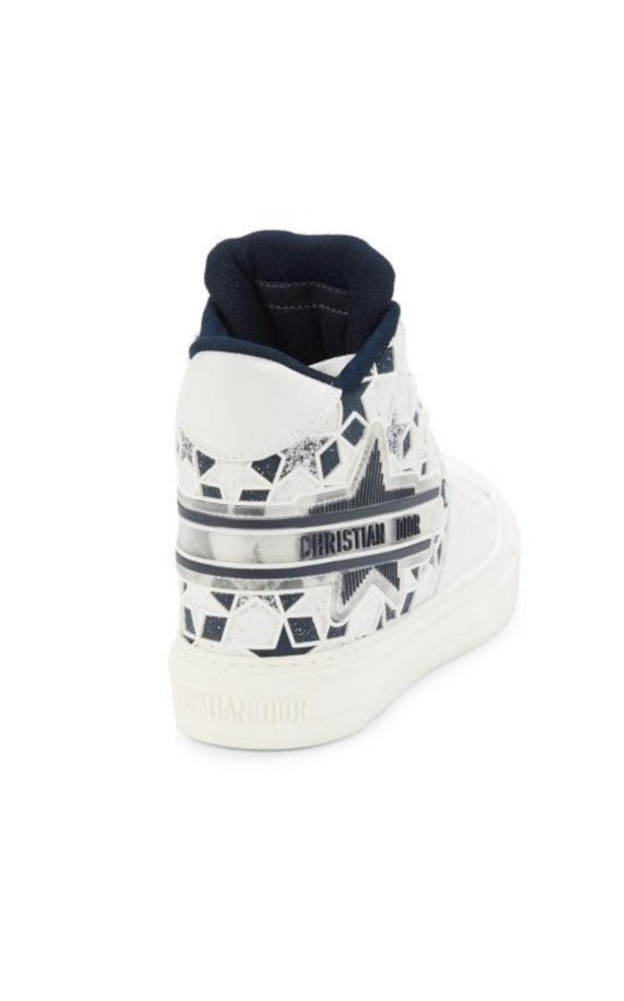 Dior Walk N Dior Star High Top Sneakers - Runway Catalog