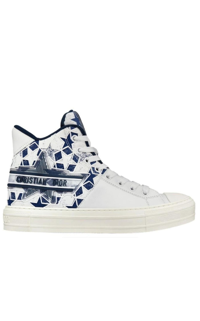 Dior Walk N Dior Star High Top Sneakers - Runway Catalog
