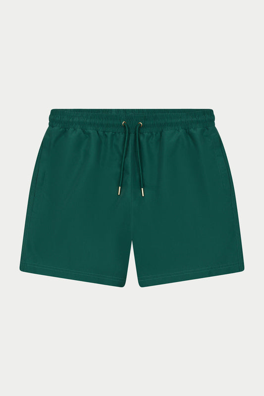WATER REACTIVE EMBLEM SWIM SHORT - GREEN