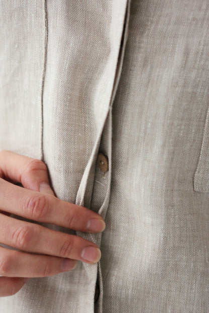 Women’s Linen Shirt RUE in Beige