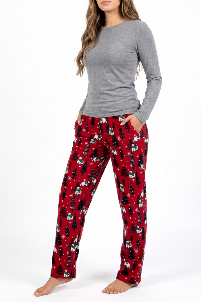 Women's Pajamas Green Buffalo