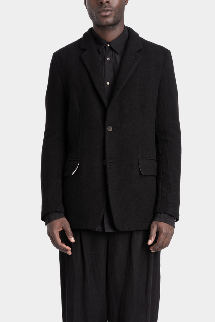 Forme D'Expression | AW25 - Wool cashmere buttoned jacket, UG069 L86B