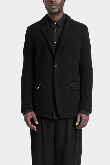 Forme D'Expression | AW25 - Wool cashmere buttoned jacket, UG069 L86B