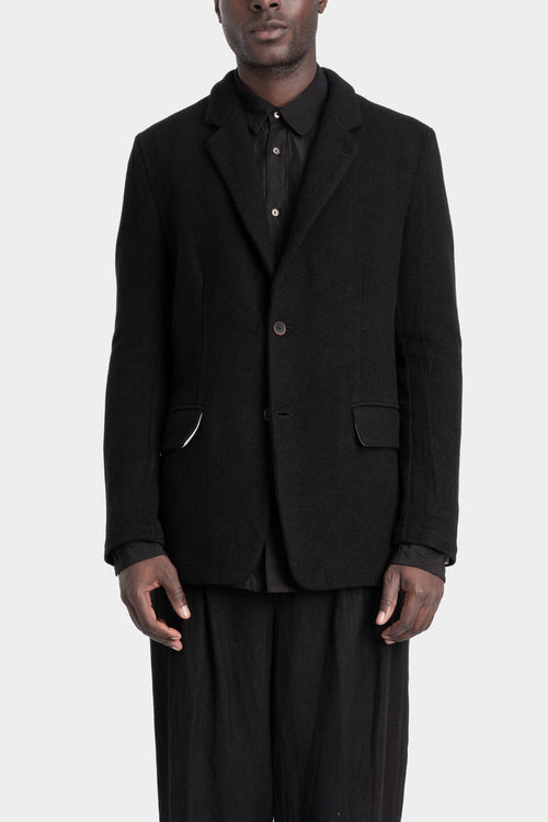 Forme D'Expression | AW25 - Wool cashmere buttoned jacket, UG069 L86B
