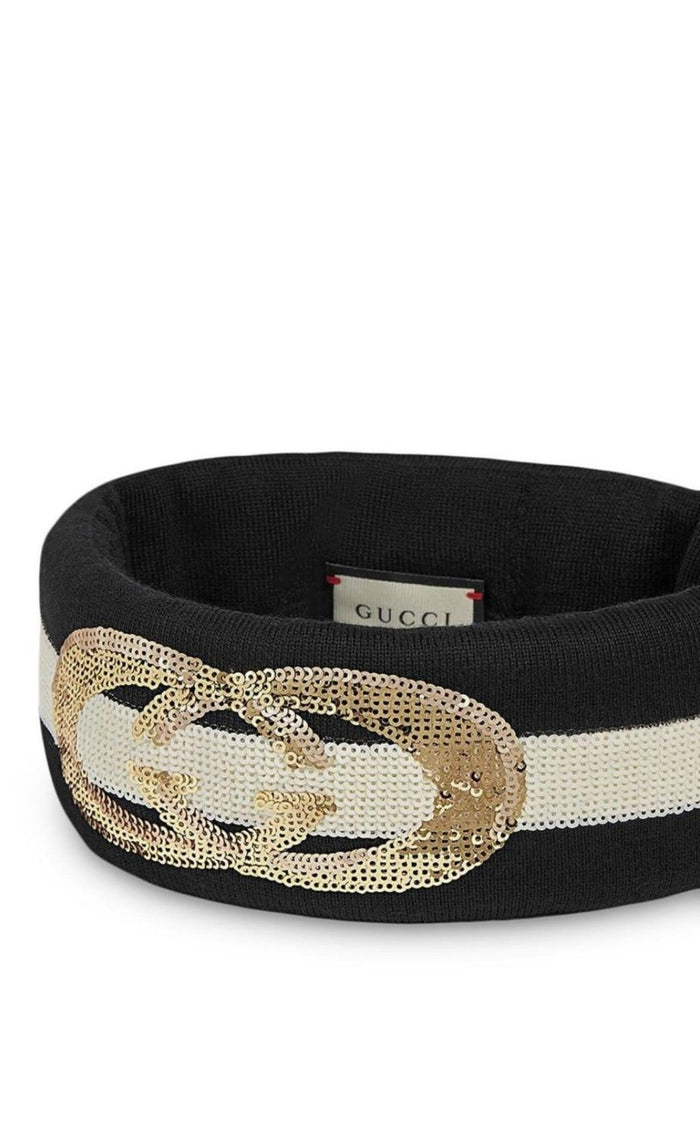 Gucci Wool Interlocking G Headband - Runway Catalog