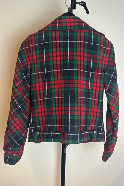 Wrangler Tartan Zip Front Jacket