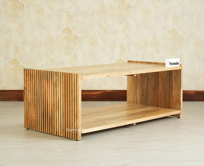 Zurich Premium Wooden Coffee Table Natural Finish